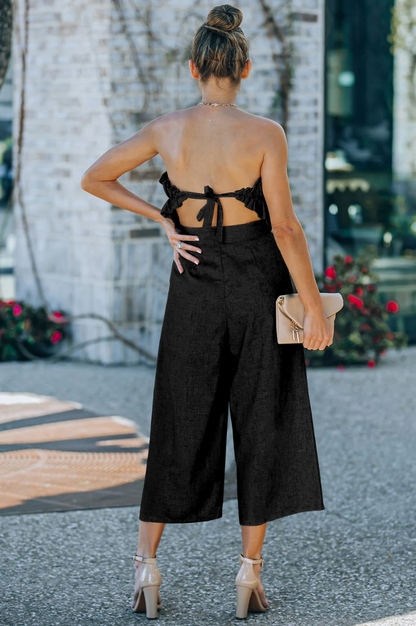 Jumpsuit con espalda abierta